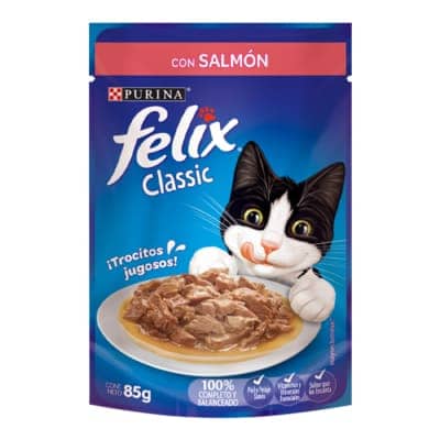 Felix pouche classic salmon x 85 gr