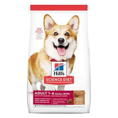 Hills adulto toy breed lam rice