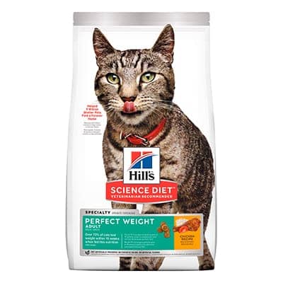 Hills cat adulto perfect weight