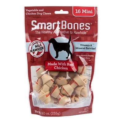 Smartbones chicken mini DP 16